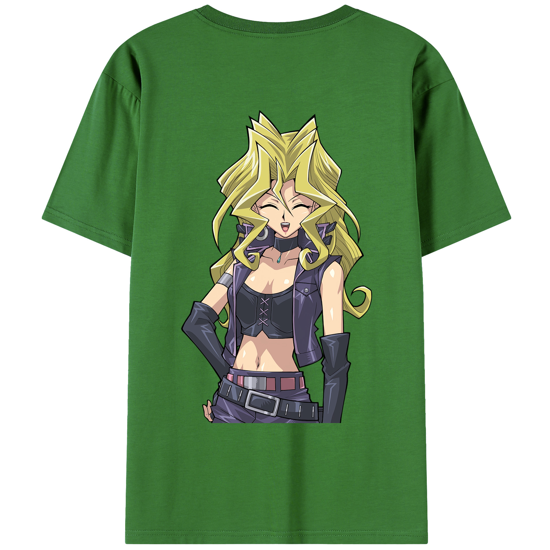 遊☆戯☆王 Yu-Gi-Oh! レディース半袖Tシャツ(バックプリント)